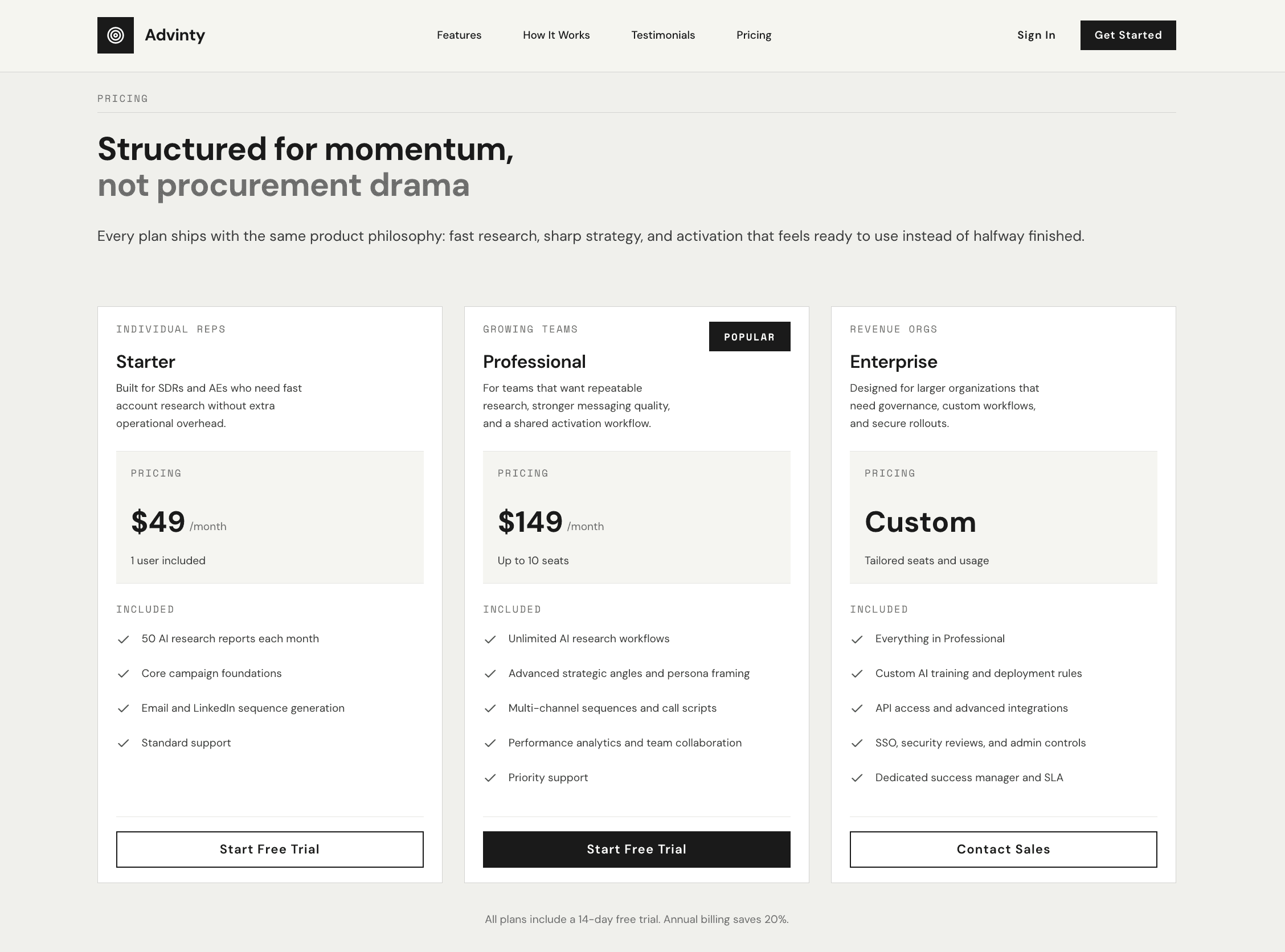 Advinty screenshot 2